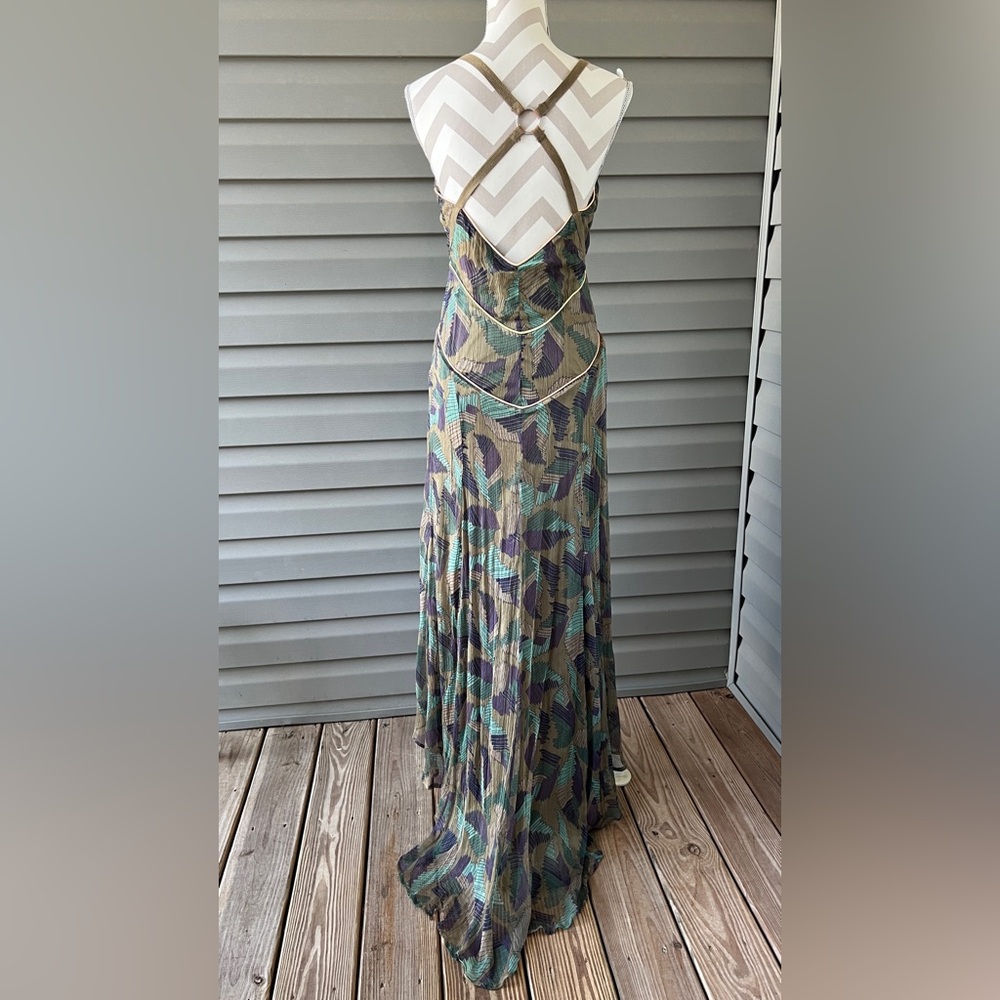 Diesel Dress Silk Dress Fregius Vestito Chiffon High Low Sz M - Picture 5 of 15